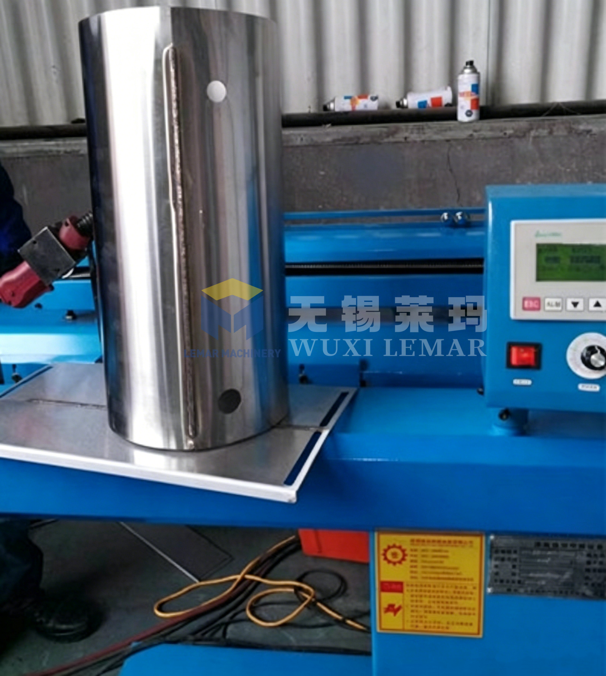 Automatic Longitudinal Seam Welder 2000mm Stainless Steel Carbon Steel