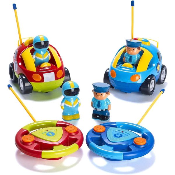 Cartoon Remote Control Police Car and Race Car Toys for Kids 18 Months Other Features