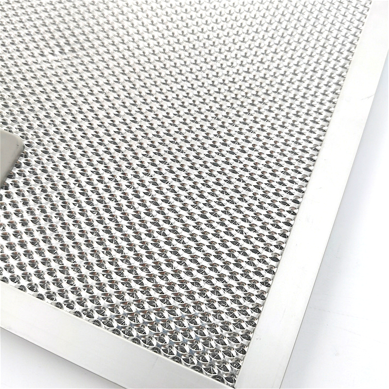 Aluminum Mesh Range Hood Grease Filter with High Temperature Resistance and Easy Installation