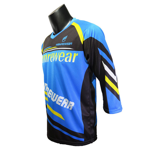 Premium Mountain Bike Enduro Jersey / Team Cycling Jerseys For Men OEM Service
