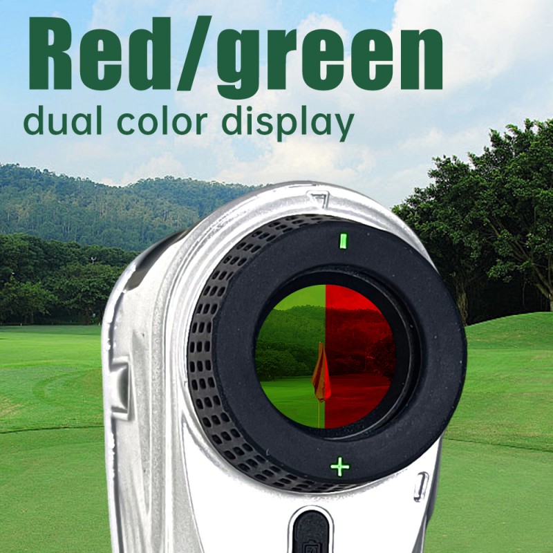 Golf Rangefinder перезаряжаемый дистанционный счетчик с переключателем наклона флаг блокировка вибрации и непрерывное сканирование для охоты