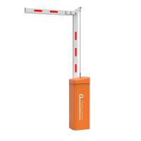 Porta de barreira dobrável de grau de proteção IP54 com servomotor de alta velocidade para sistema de estacionamento de automóveis