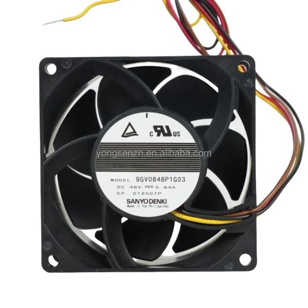 New Original  9GV0848P1G03 San Ace 80 FAN 80x38mm 48V 0.84A Brushless Axial Flow Cooling Fans