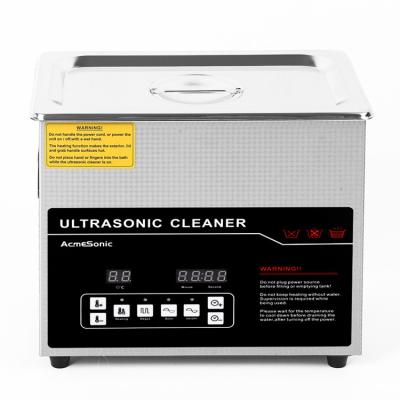 Limpeza ultra-sônica 3L com faixa de temperatura de aquecimento 20-80°C válvula de drenagem 60W Potência 100W Potência de aquecimento