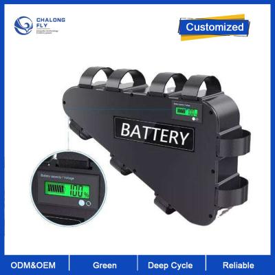 Li Ion Customized Triangle Ebike Battery 36v 48v 52v 72v
