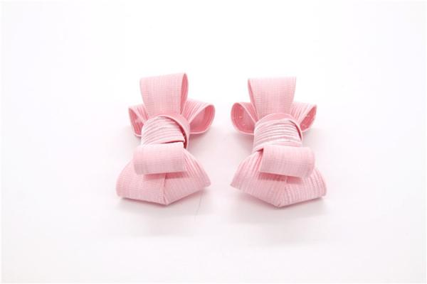 Ribbon coloured bow-tied shoe flower,Handmade footwear ornaments and flower Thread ribbon Beige ,white,black,red ,blue