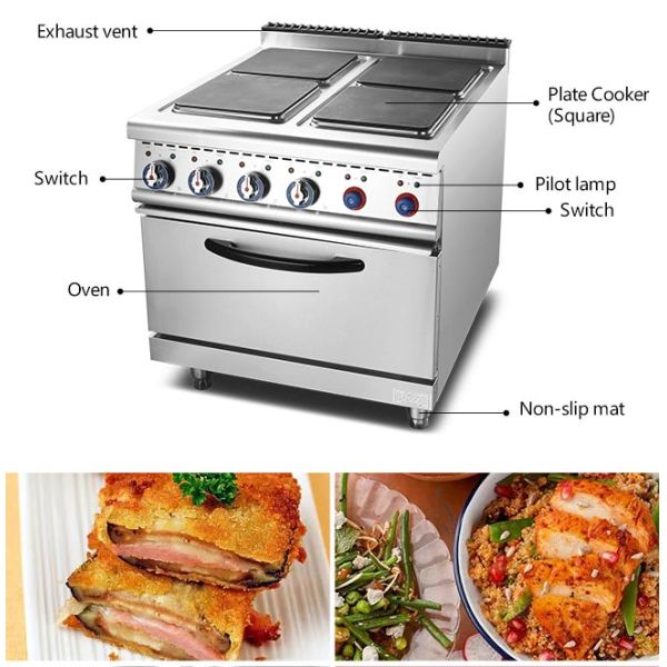 High Efficiency 380V 50Hz Stainless Steel Cooking Equipment