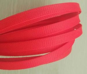 Sleeving trançado expansível para a luva flexível do cabo