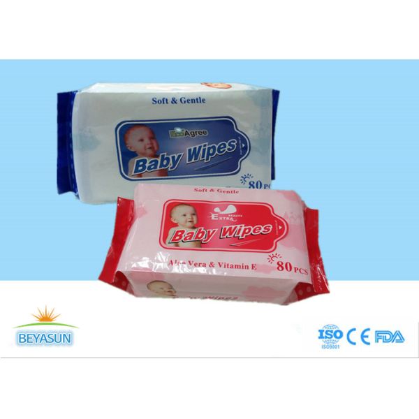 Забота кожи Випес Нонвовен жемчуга устранимая влажная, супер мягкие Випес младенца Атурал органические