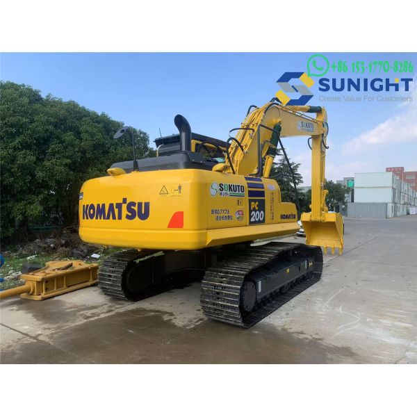 Original Komatsu PC200 Excavator Low Working Hours Used Komatsu Crawler Excavator / Used Komatsu Digger