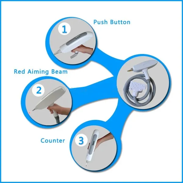 Beijing medical beauty nd yag laser Tattoo removal of eyeline removal machine