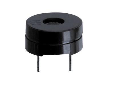 AC Type Electronic Magnetic Transducer Buzzer 2048Hz Φ12*5.4mm For Door Bell