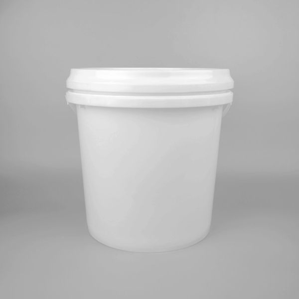 10L White Round Plastic Food Packaging Bucket