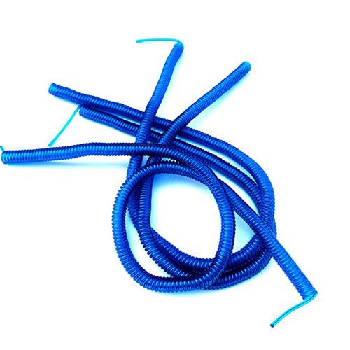 Custom Length Transparent Plastic Safety Tool Lanyards Expanding Spring Coil Lanyard