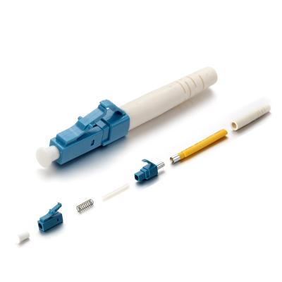Tipo Singlemode conector 2,0 do LC UPC Lc da fibra ótica/3.0mm