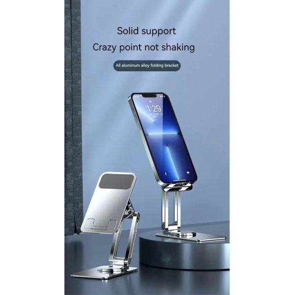 Алюминиевый столешничный телефонный стенд складной универсальный держатель для мобильных телефонов 3,7 мм