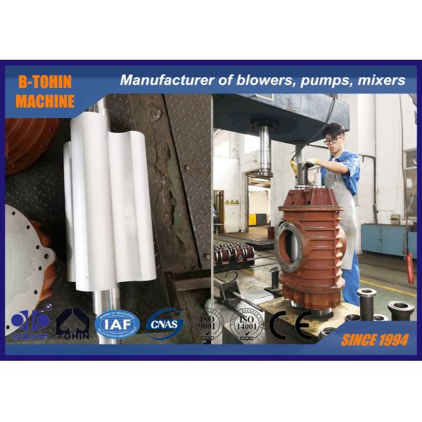 Cast Iron Water Cooling Sewage Treatment  Rotary Lobe Blower With High Capacity  3600 m³/hour