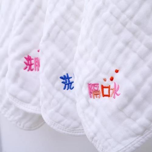 Extra Soft Cotton Muslin Face Washcloths 6 Layer Natural For Girls / Boys