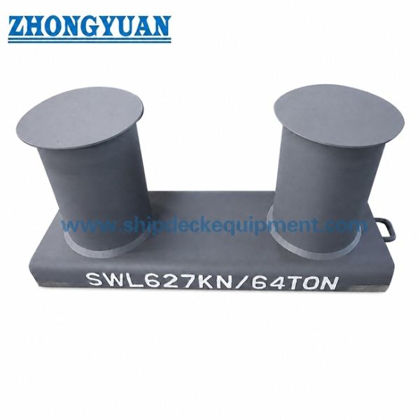100–800 mm Wide-Base Double-Bitt Mooring Bollard | GB/T 554-2008 Type A for Ship