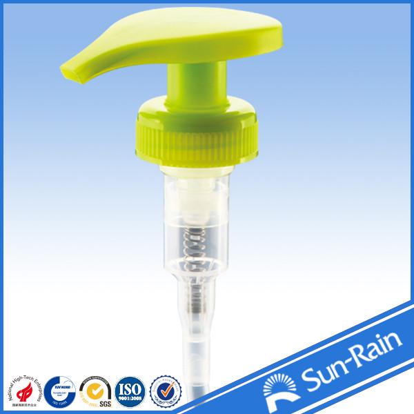 Brilhante-colorido 28/400 de bomba plástica da loção para a loção do corpo