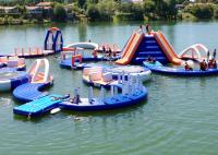 Parques infláveis da água do mar exterior comercial para a resistência de fogo dos jogos do esporte