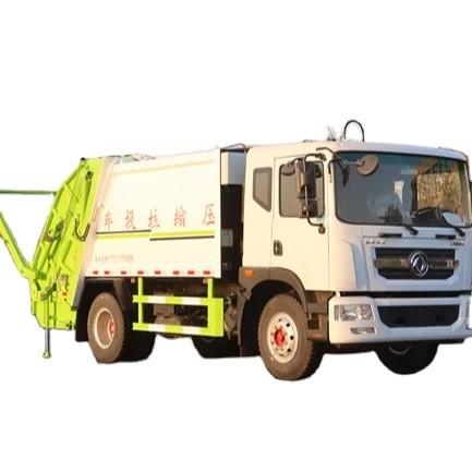Cheapest  Price  4x2  6CBM 8 CBM Dongfeng Compactor Garbage Truck With Back Trailing Arm