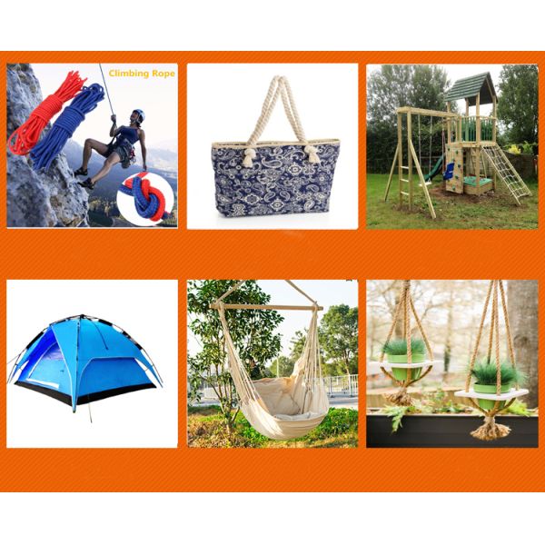 Динамический 50ft на открытом воздухе шнур скалолазания веревочки нейлона для воздушной работы