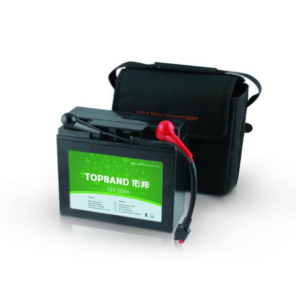 Eco - bateria amigável de 12v 20ah Lifepo4, baterias do fosfato do lítio para luzes solares