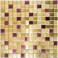 Decorative Mosaic Stainless Steel Glossy Color Strip Glass Backsplash Mosaic
