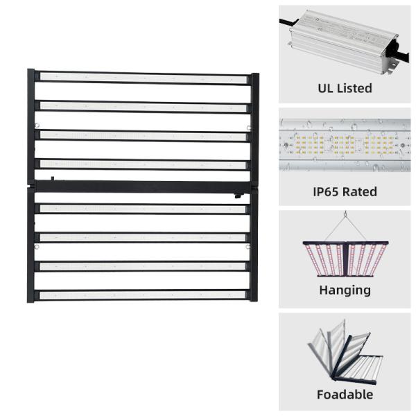 ANDY Hydroponic 4x4ft 8 Bar 800W Full Spectrum SAMSUNG Chips Led Grow Light for Indoor Plant