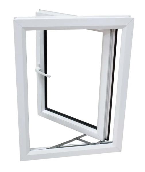 UPVC キャッシング ヨーロッパのデザイン UPVC ハウス ウィンドウ ホワイト ダブルガラス スイングガラス ウィンドウ