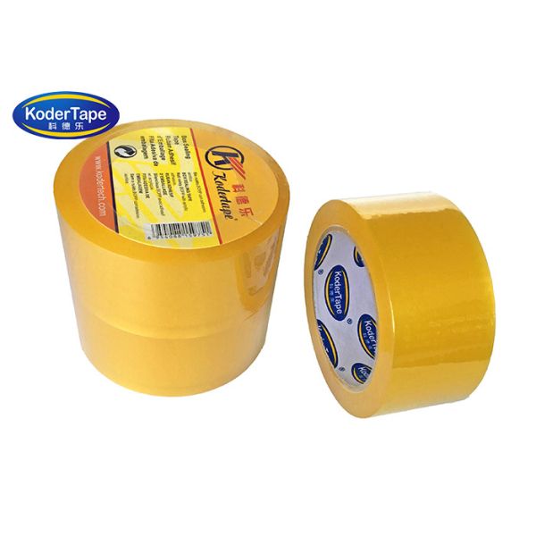 50 Micron High Tack Crystal Clear  Bopp Packing Acrylic Tape With No Bubble