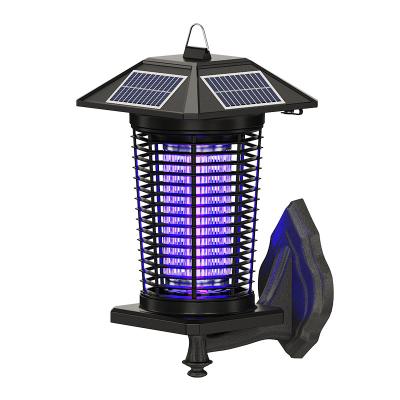 360° Coverage Solar Mosquito Repellent Lamp , Garden Mosquito Killer UV Light