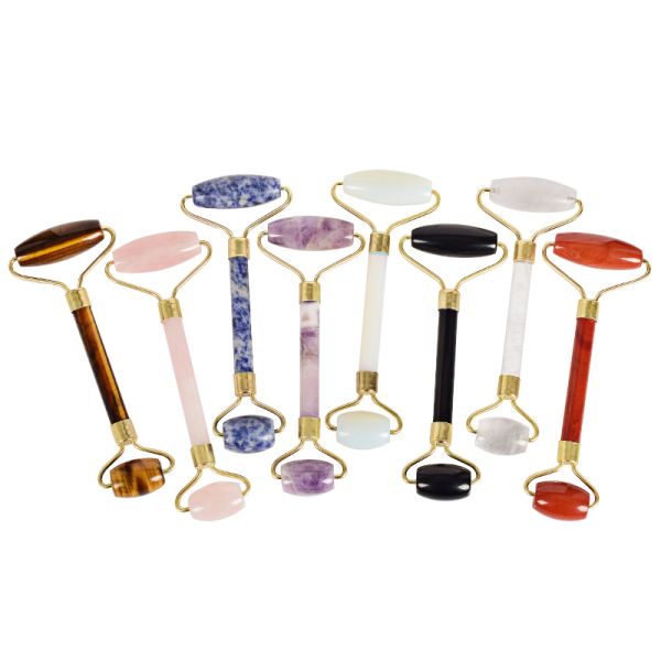 Blue spot Jade Stone Facial Massage Roller
