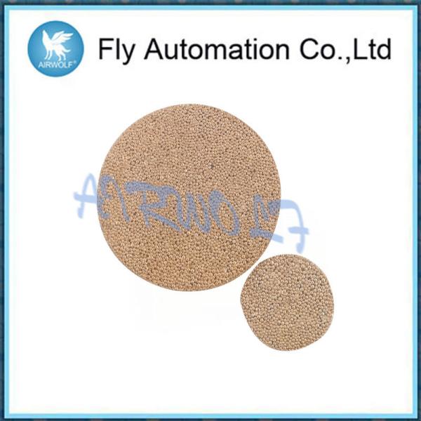 Metal amarelo de bronze 1.5mpa de encaixes de tubo pneumático de Airtac que silencia a fatia 5mm 10mm