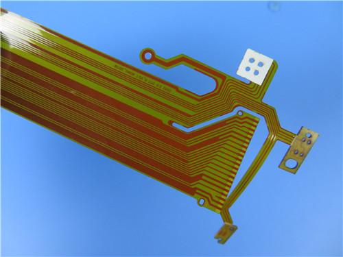 PWB flexível do circuito impresso de 2 camadas (FPC) construído no Polyimide com o reforçador FR4 para a programação de sistemas encaixada