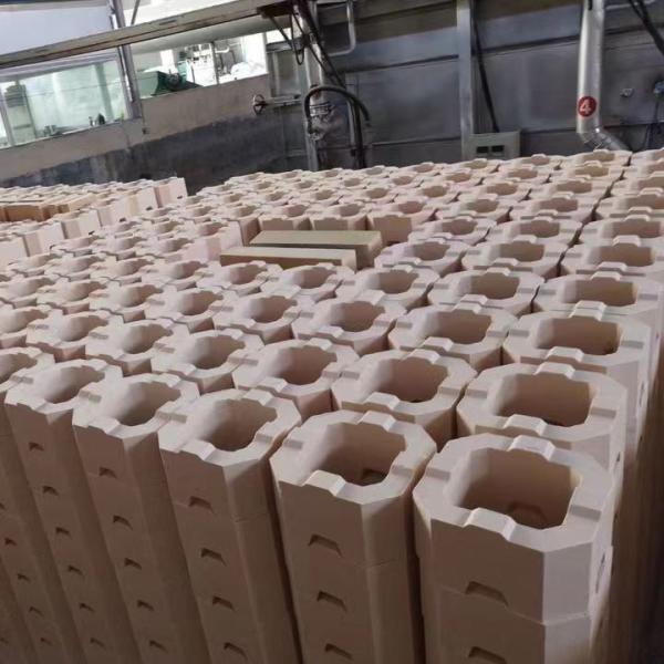 tijolos de circónio branco corindão para aquecimento do forno em aço