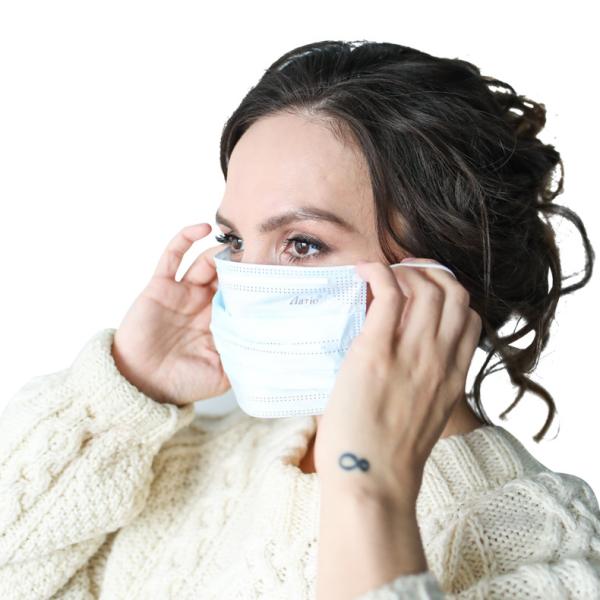 White Color Disposable Medical Mask Weight 2.9 - 3,2g Anti Foaming / Particulate