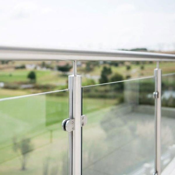 304 de aço inoxidável quentes escada preta que cerca a balaustrada de alumínio