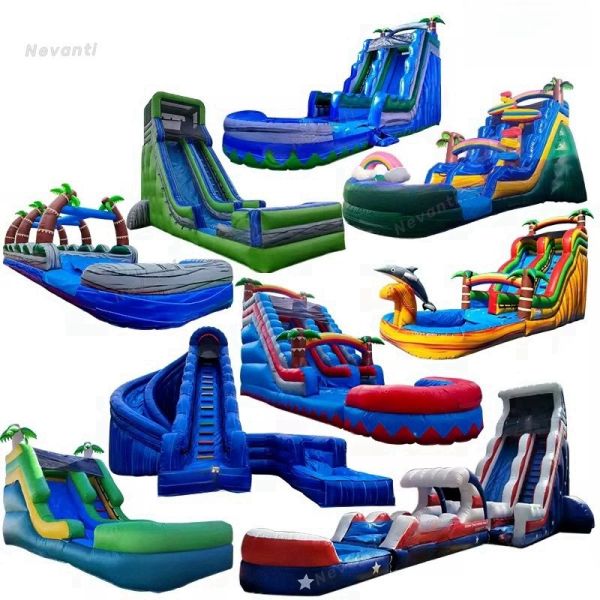 Custom Design Accepted Castle Inflatable Water Slide For Adult Commercial Bouncer House