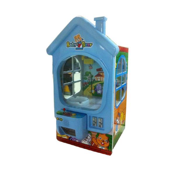 Metal + Plastic Toy Crane Machine / Coin Operated Big Baby Bear Claw Doll Machine