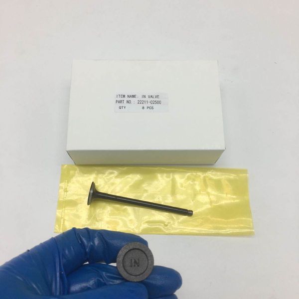 G4HC Car Engine Valves For HYUNDAI Atos 1.0 / 12V 999c.c 22211 - 02500 (IN) 22212-02500 (EX)
