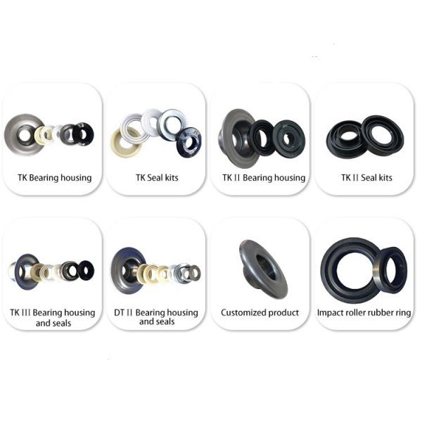 TKII6204-63 Конвейерная шароподшипник корпус TKII Идлер запасная часть 63 мм