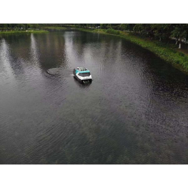 Water Pollution Monitoring RC Boat Water Grass Harvester Boat For Reagent Delivery IP55