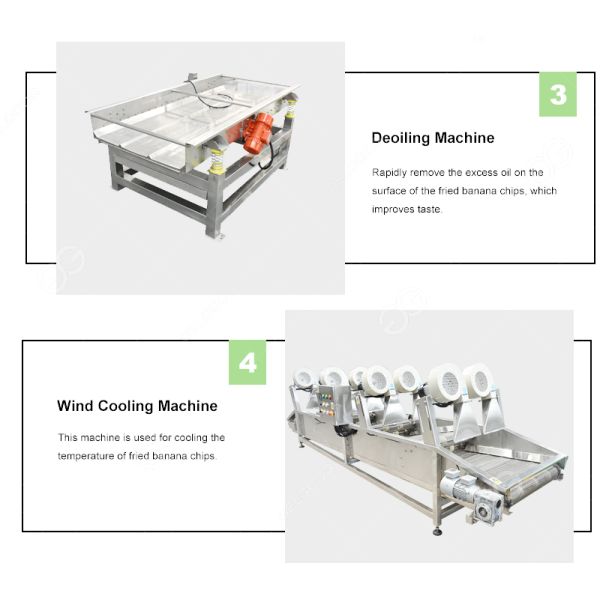 500kg/H Hot Sale Automatic Plantain Chips Processing Machines Banana Chips Product Line