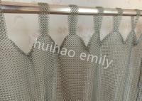 0.8x7mm Welded Type Metal Ring Mesh Curtain For Interior Decoration