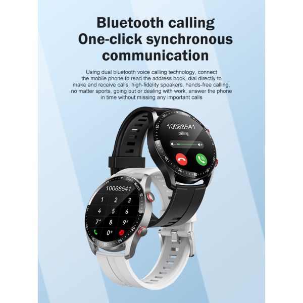 Fitness Heart Rate Smart Watch For Huawei with Multi-sport Mode 1.28 inch Touch Screen