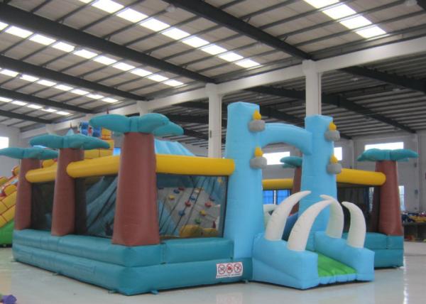 Attractive Dinosaur World Big Jumpy House , Outdoor Jurassic Park Kids Bounce House