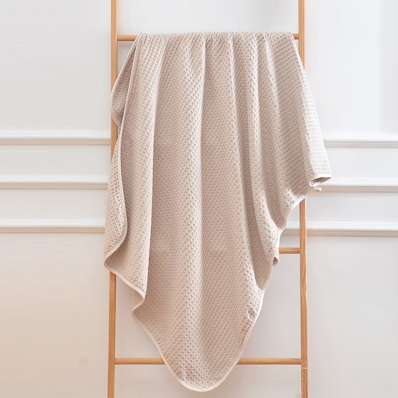 80% Polyester 20% Ployamide Big Waffle Towel 400gsm 40x70cm Microfiber Cloth For Bathing
