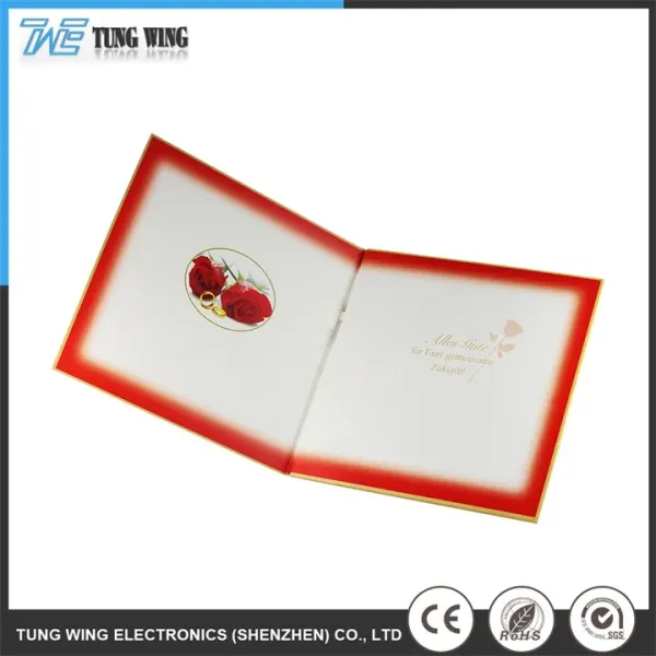 ABS Material CE & ROHS Certified Custom Sound Recording Voice Recorder Module for Wedding Greeting Card